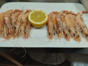 GAMBAS A LA PLANCHA